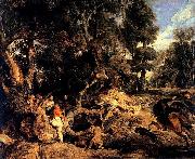 Peter Paul Rubens Wild-Boar Hunt china oil painting artist
